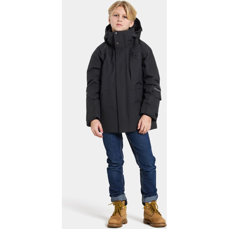 Didriksons Gabbro Kid's Jacket Black