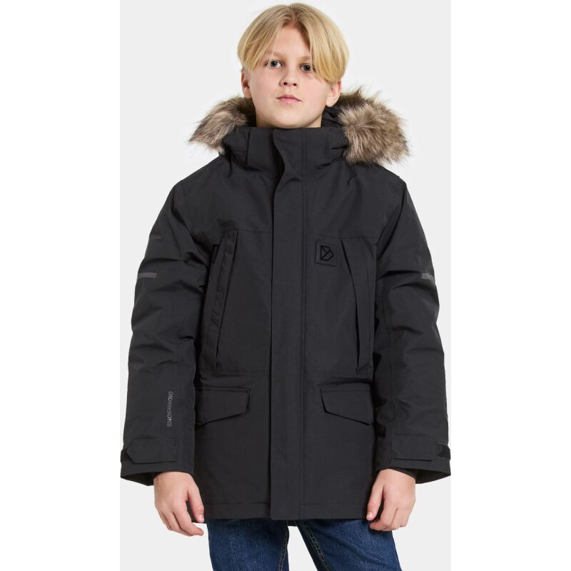 Didriksons Sylvin Kid's Parka Black