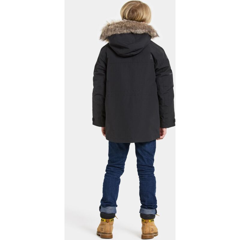 Didriksons Sylvin Kid's Parka Black