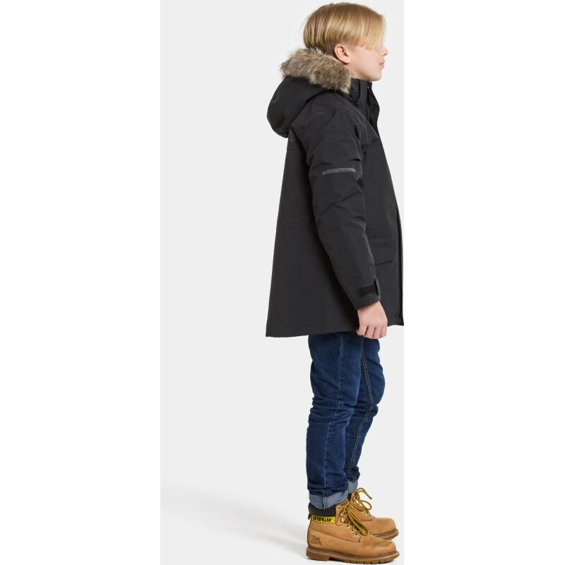 Didriksons Sylvin Kid's Parka Black
