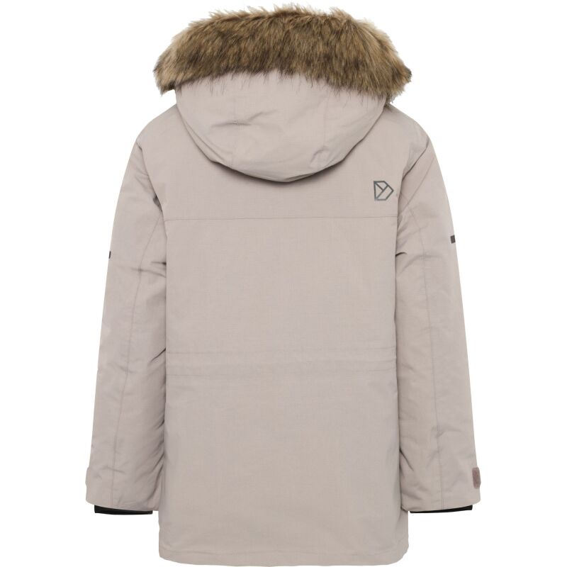 Didriksons Sylvin Kid's Parka Ash Brown