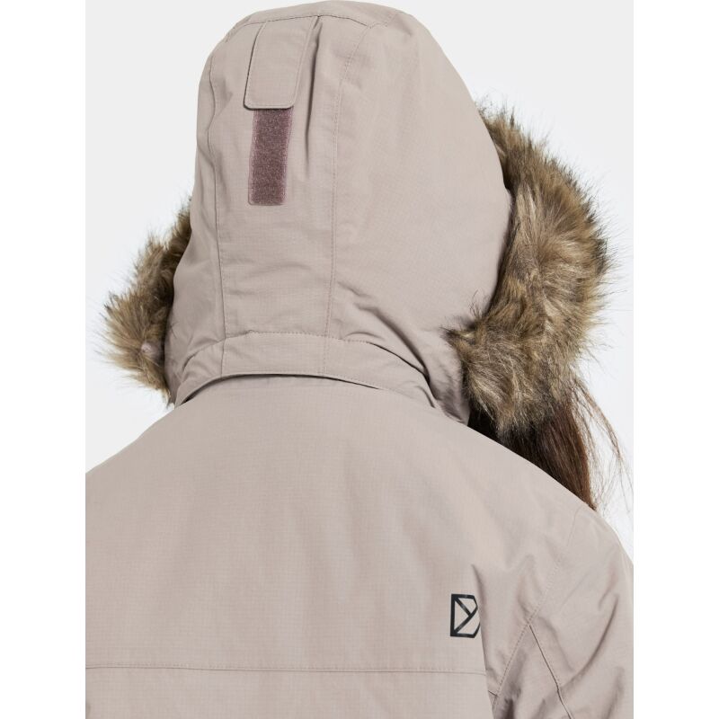 Didriksons Sylvin Kid's Parka Ash Brown