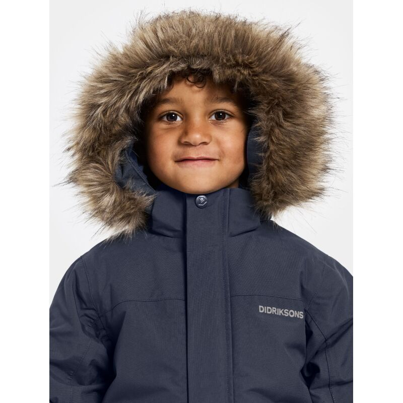 DIDRIKSONS Bjärven Kid's Parka 4 Navy