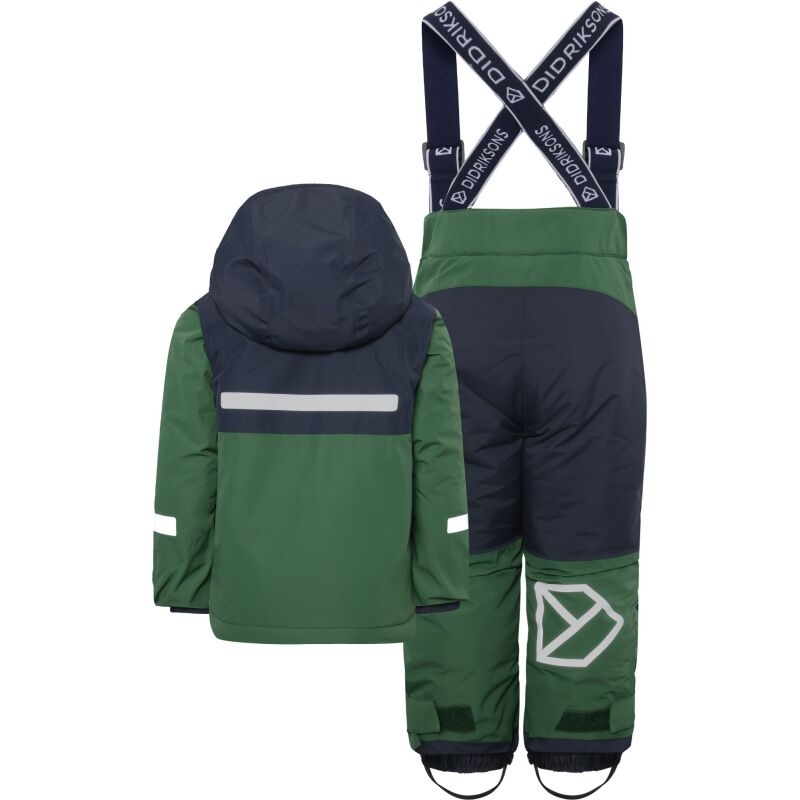 Didriksons Skare Kid'S Set Pine Green