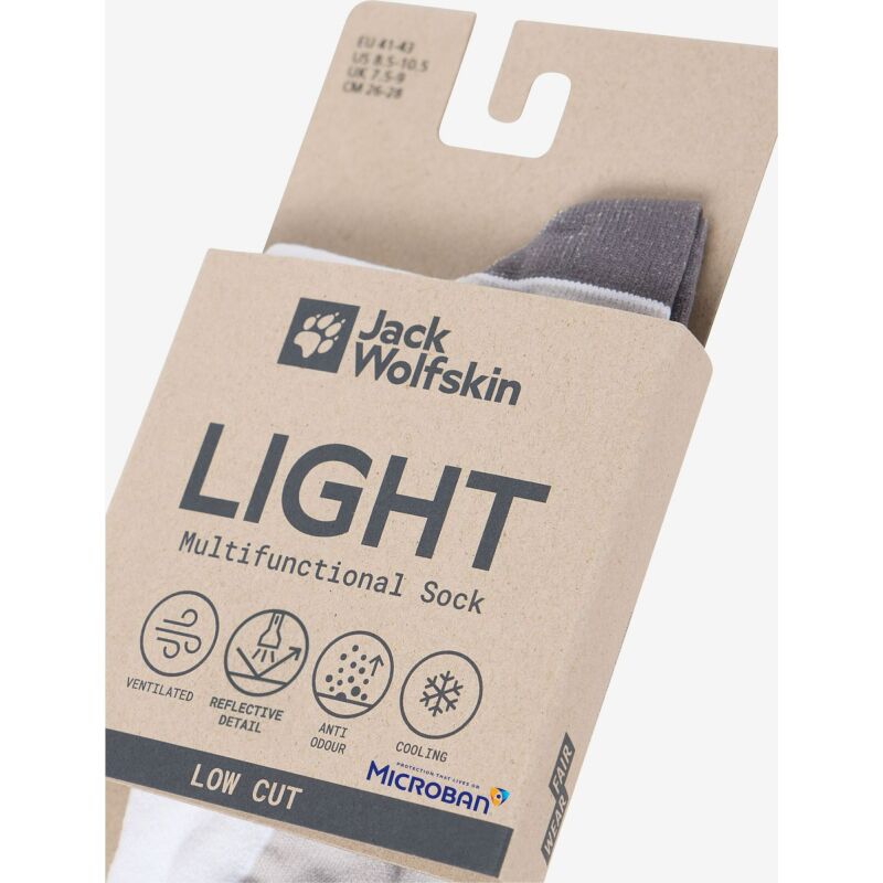 Jack Wolfskin Prelight Sock Low Cut White