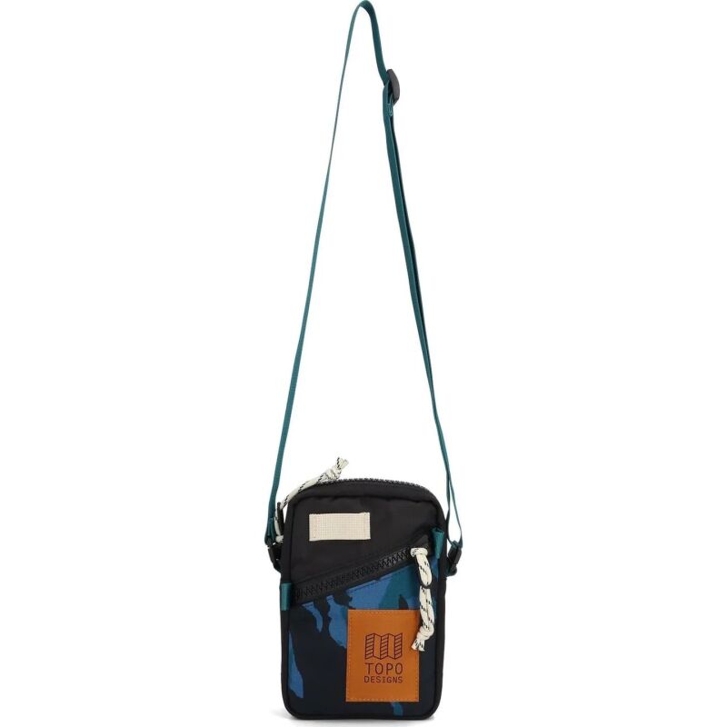TOPO Designs Mini Shoulder Bag Black / Tectonic