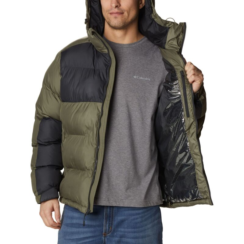 Columbia Pike Lake II Hooded Jacket Men's Stone Green, Shark