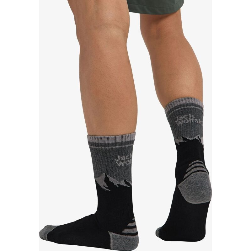 Jack Wolfskin Mount Multi Sock Classic Cut Black / Grey
