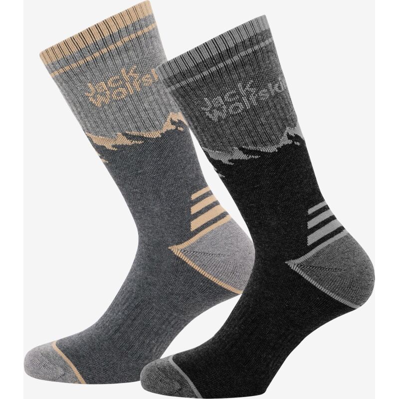 Jack Wolfskin Mount Multi Sock Classic Cut Black / Grey