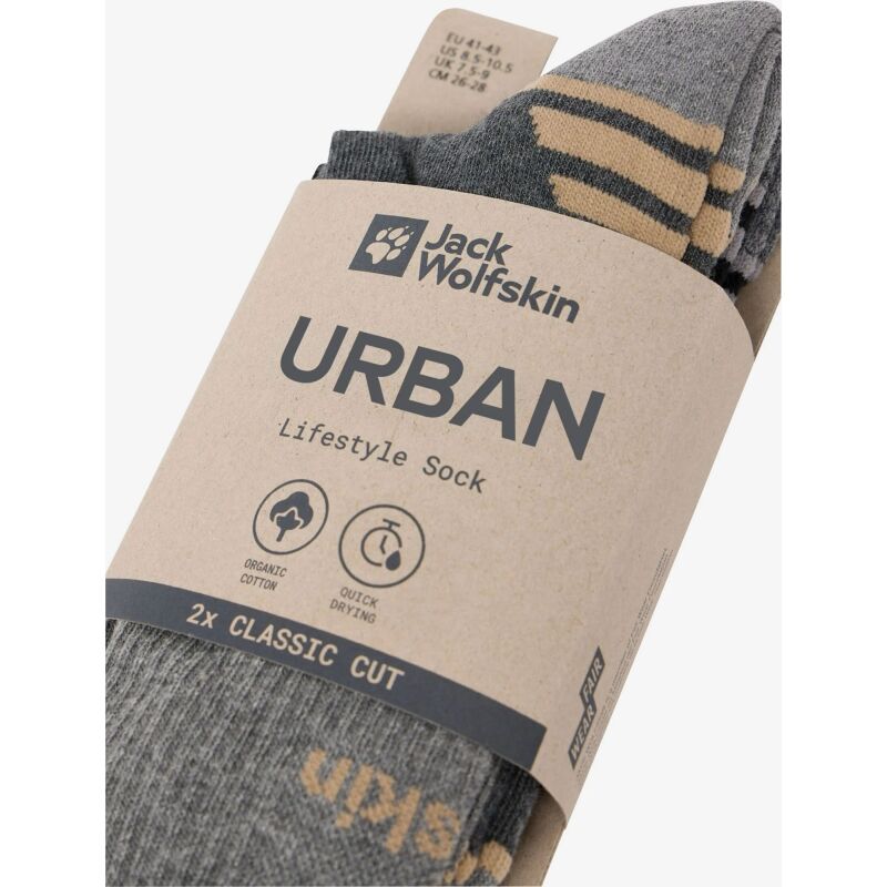 Jack Wolfskin Mount Multi Sock Classic Cut Black / Grey