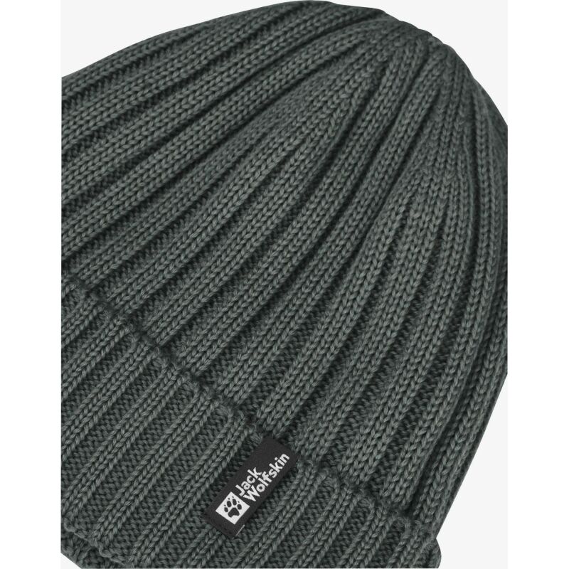 Jack Wolfskin Rib Knit Beanie Slate Green