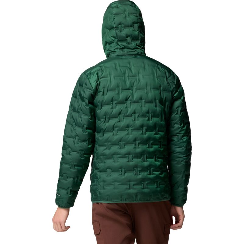 Columbia Delta Ridge II Down Hooded Jacket Men's Rain Forest