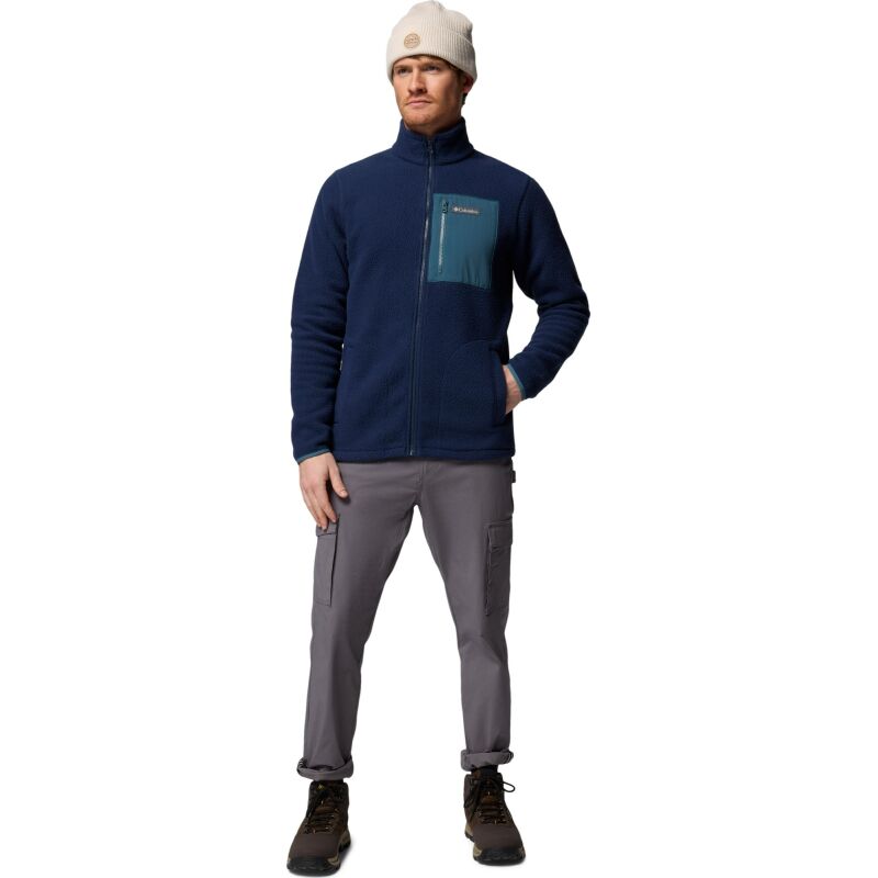 Columbia Jasper Ridge Pebbled Full Zip Fleece Men's Collegiate Navy, Everblue