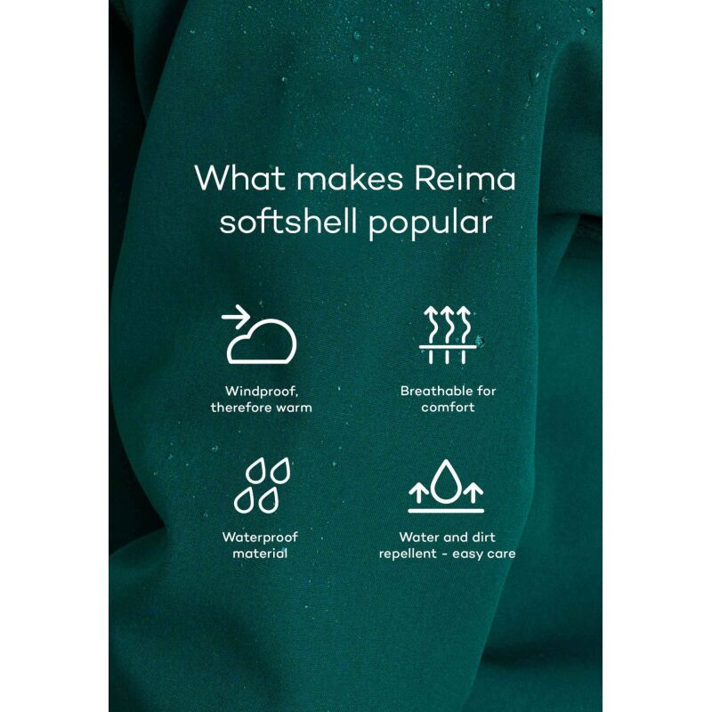 REIMA Toddlers' Softshell Overall Mjosa 5100006D Blue Ocean