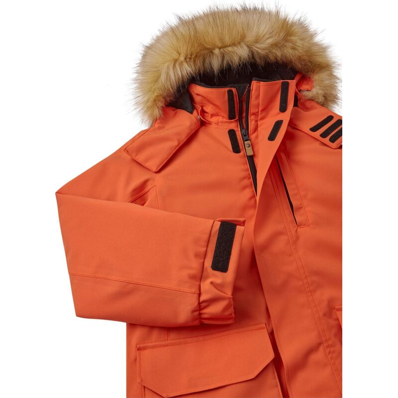 REIMA Ajaton 5100360A waterproof winter jacket Mandarin Orange 28A0