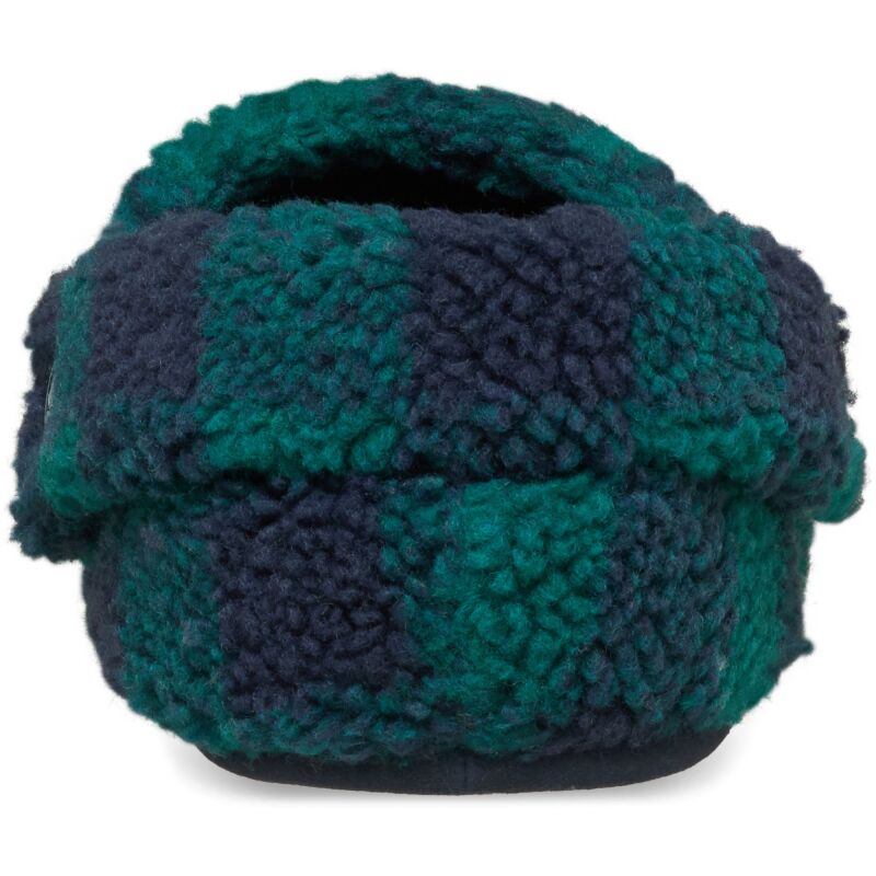 Crocs™ Classic Buff Check Cozzzy Slipper Hosta/Navy