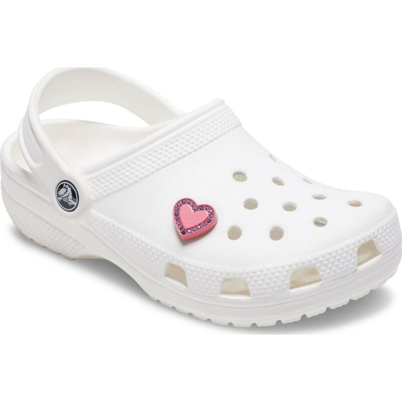 Crocs™ Jibbitz Pink Enamel Heart Gem 