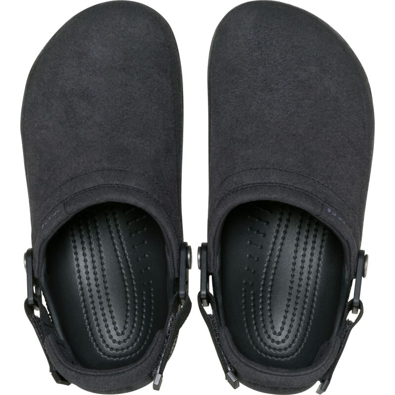 Crocs™ Classic Crafted Vegan Suede Clog Black