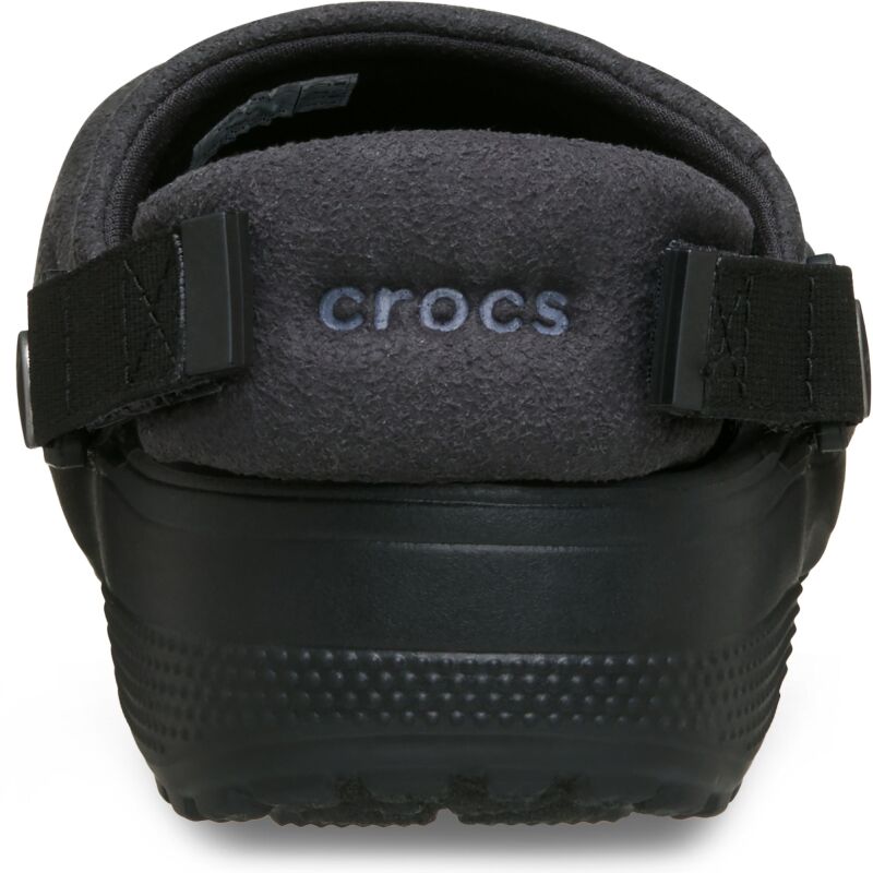 Crocs™ Classic Crafted Vegan Suede Clog Black