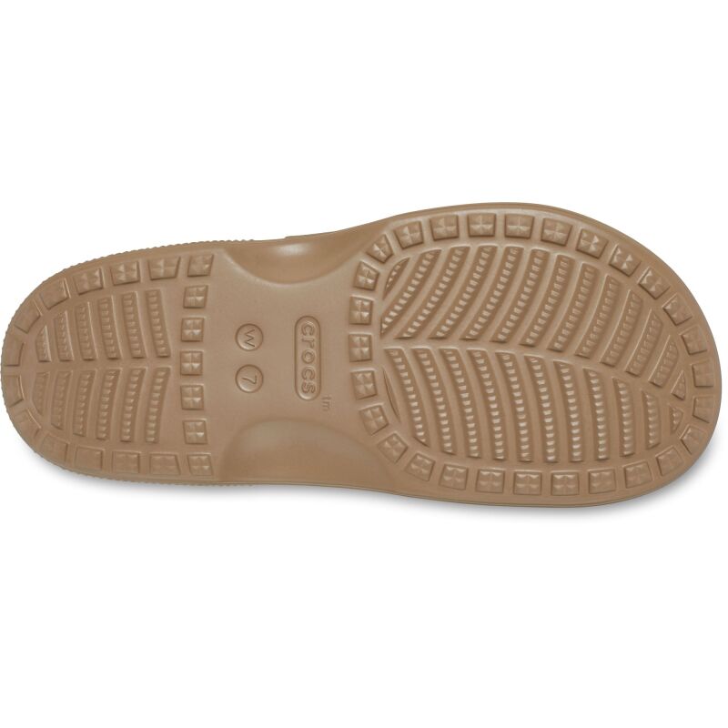 Crocs™ Saturday Metallic Buckle Sandal Women's Sepia