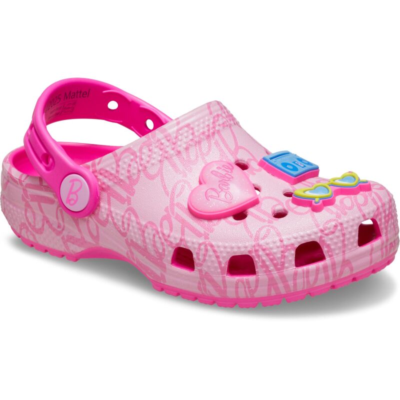 Crocs™ Mattel Pink Barbie Classic Clog Toddlers' Multi