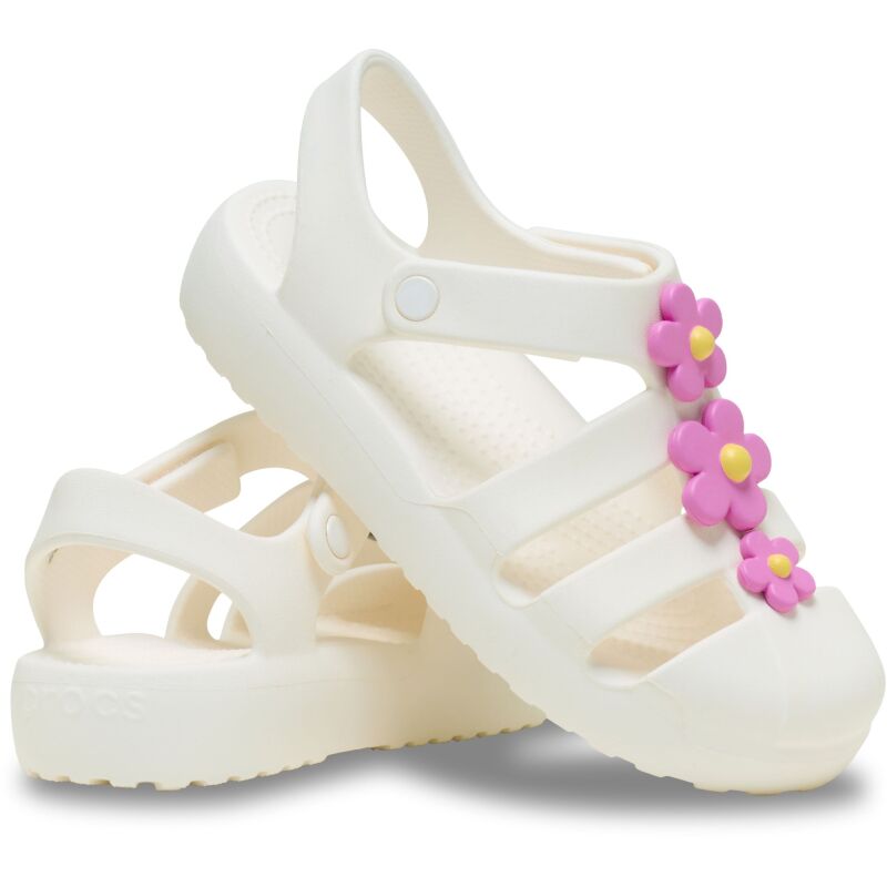 Crocs™ Classic Flower Fisherman Kids' Chalk