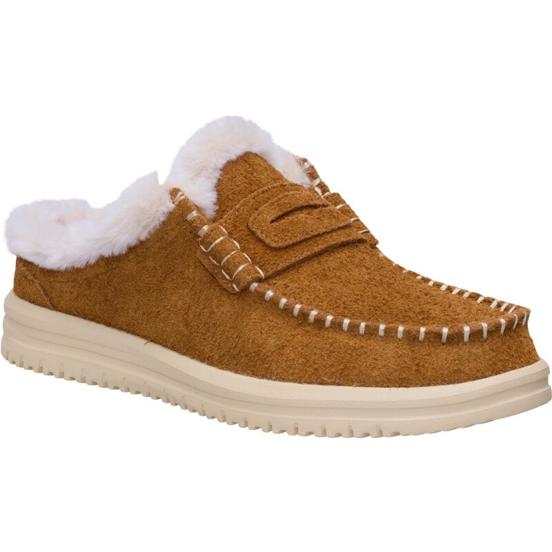 HEYDUDE Wendy NXT Mule Cozy Women's Spice Brown/Wood Ash