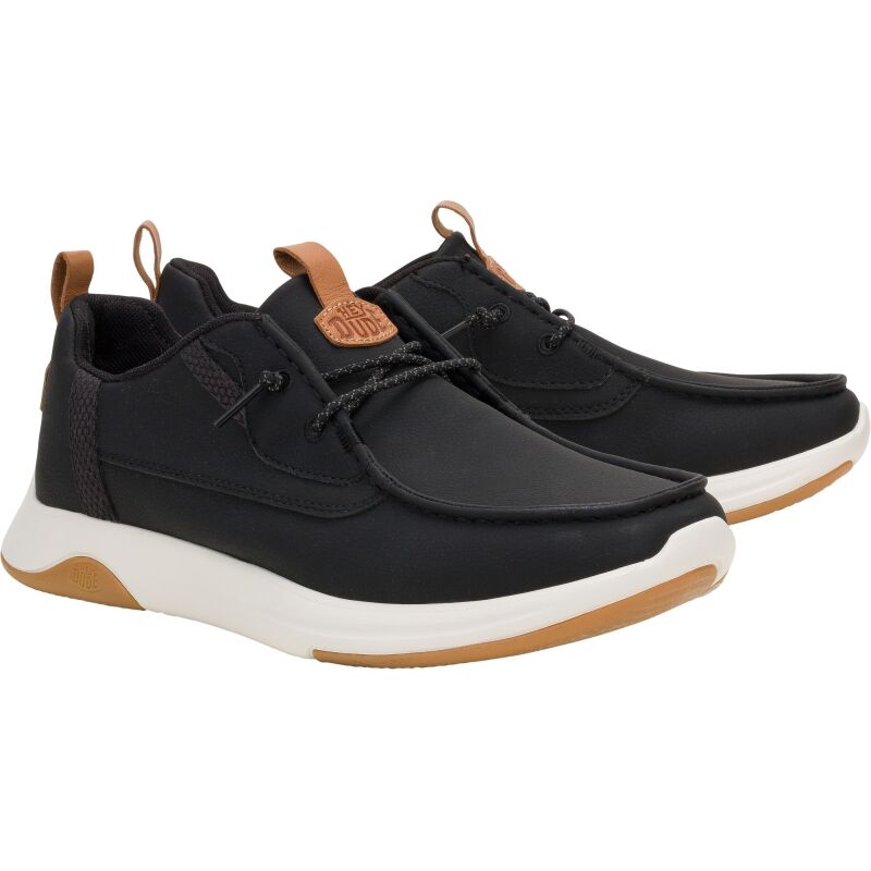 HEYDUDE Wally Drift Classic Men's Black/White