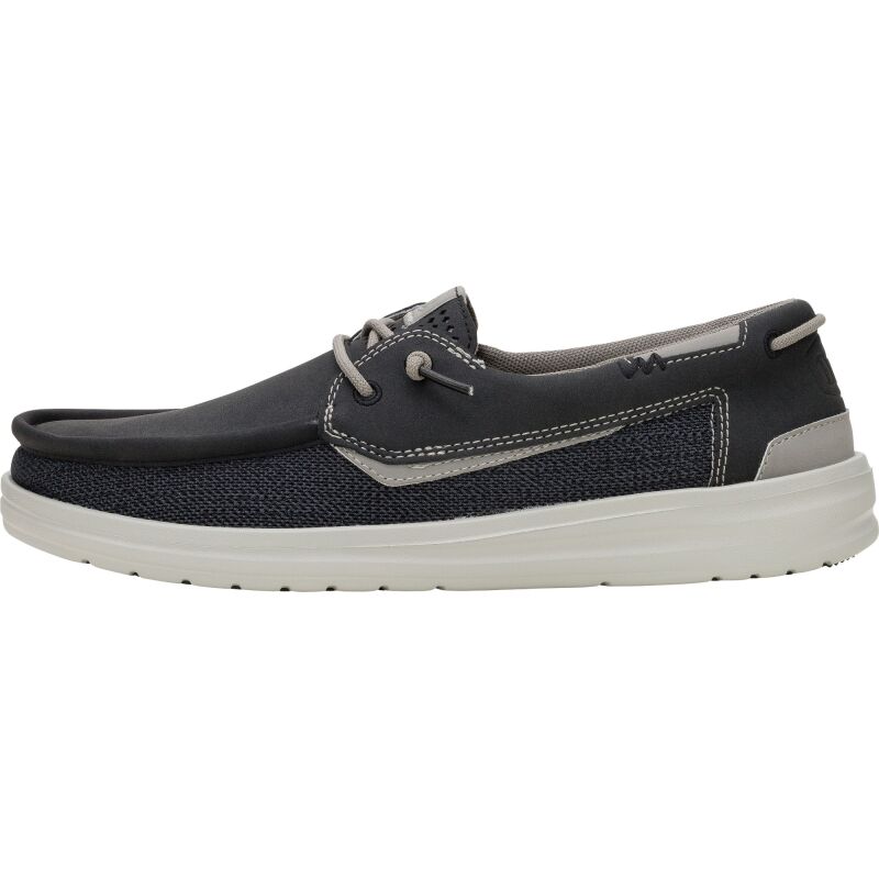 HEYDUDE Welsh Grip Classic Mesh Men 43154 Black/Storm Gray