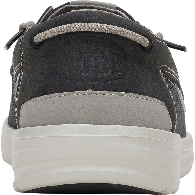 HEYDUDE Welsh Grip Classic Mesh Men 43154 Black/Storm Gray