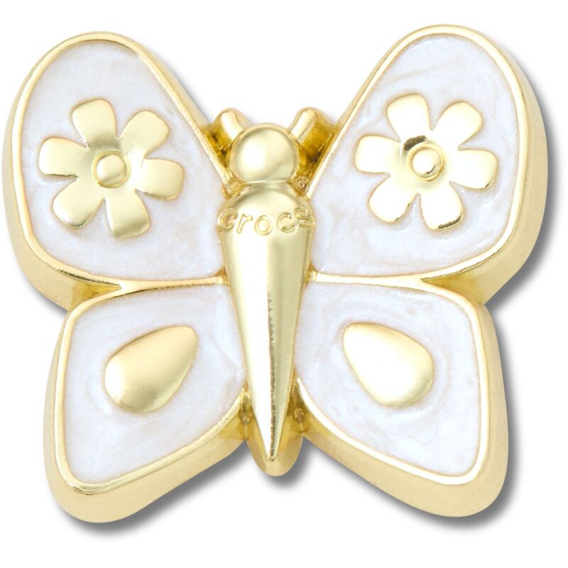 Crocs™ Jibbitz Gold Pearlized Butterfly 