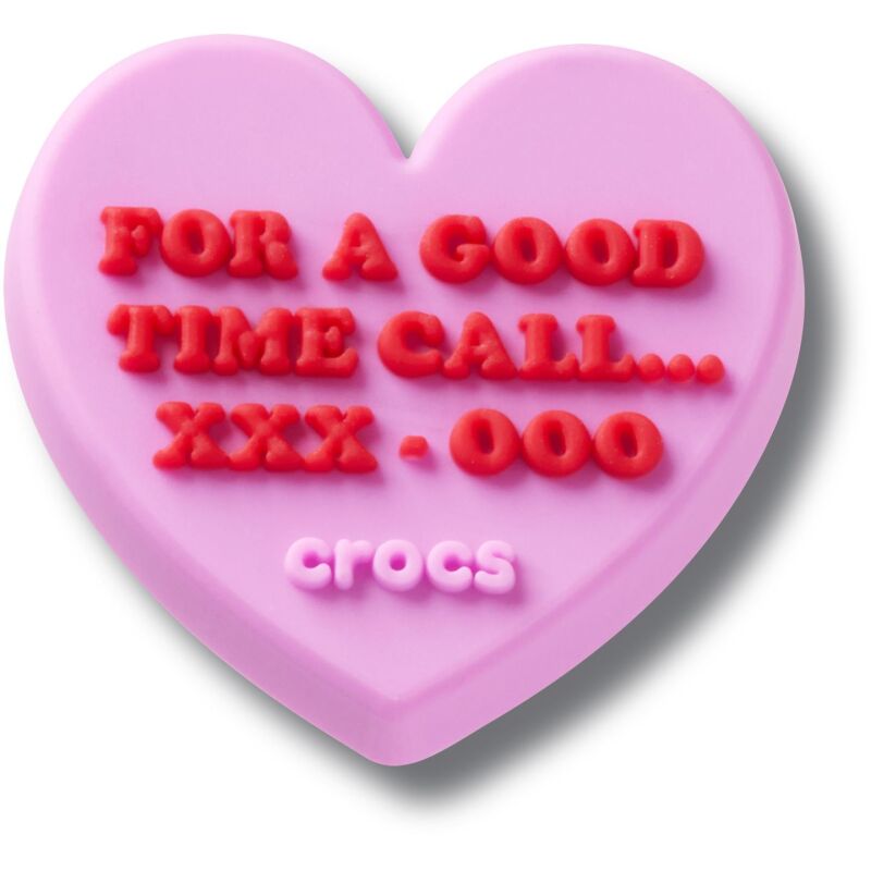 Crocs™ Jibbitz Call For a Good Time Heart 