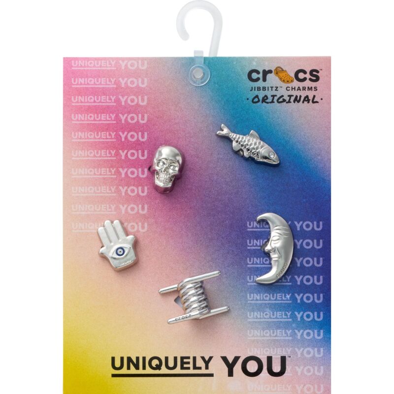 Crocs™ Jibbitz Silver Junk Drawer 5 Pack 