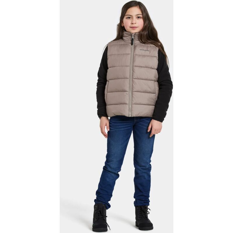 Didriksons Kilo Kids' Vest 2 Ash Brown