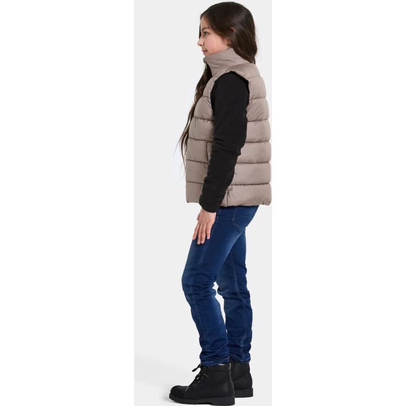 Didriksons Kilo Kids' Vest 2 Ash Brown