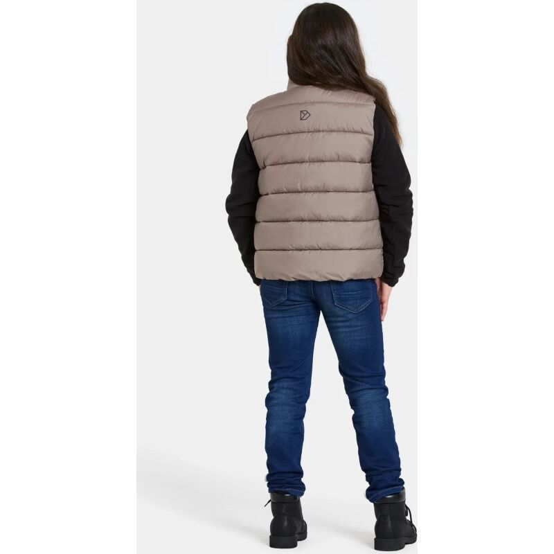 Didriksons Kilo Kids' Vest 2 Ash Brown
