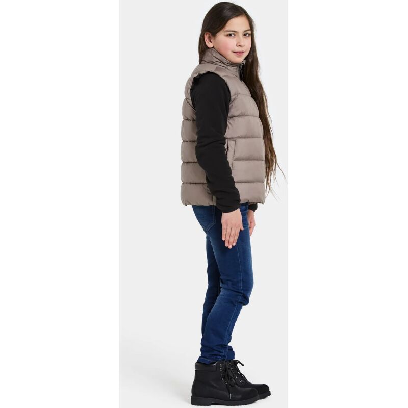 Didriksons Kilo Kids' Vest 2 Ash Brown