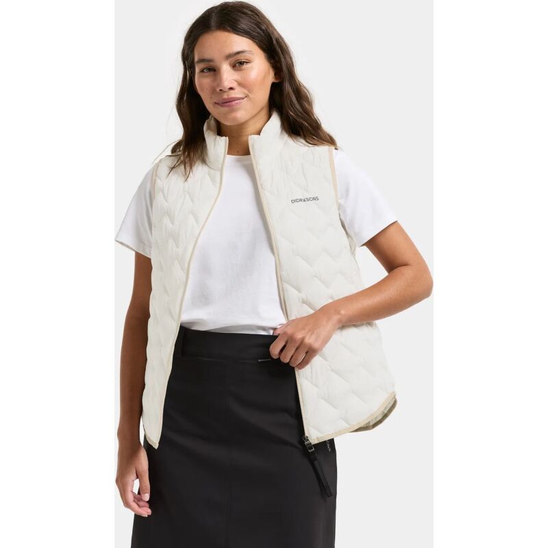 Didriksons Evy Women's Vest White Foam