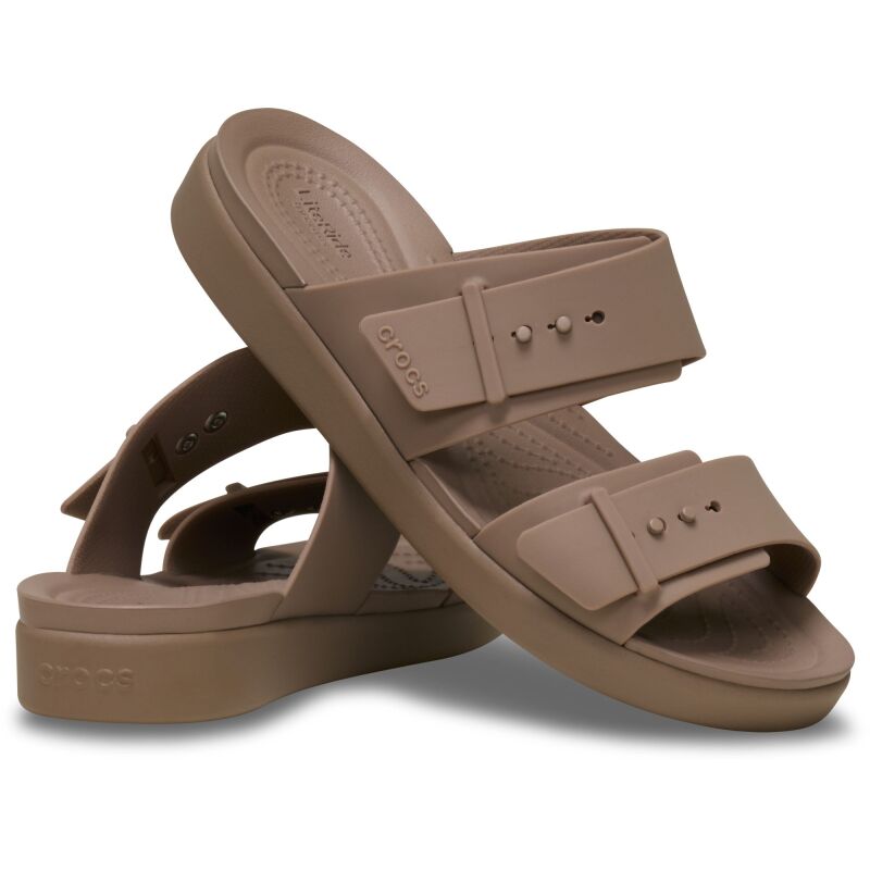 Crocs™ Brooklyn Buckle Low Latte