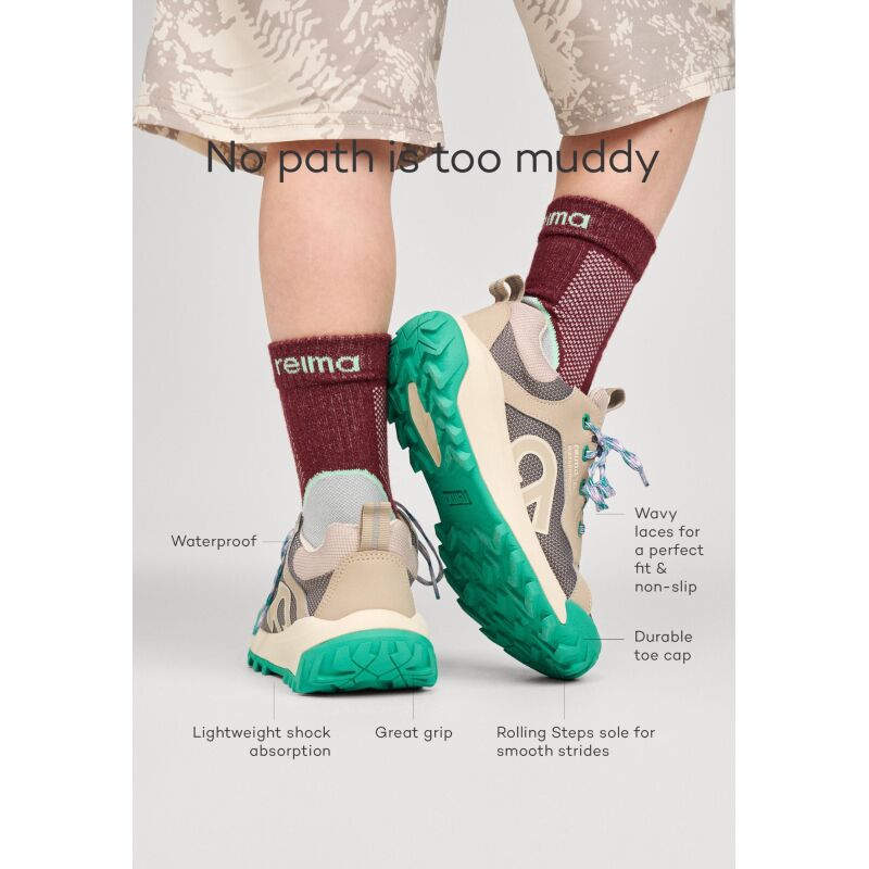 REIMA ReimaTec Wateproof Shoes Kulkuri Low 5400179A Red Clay 3940