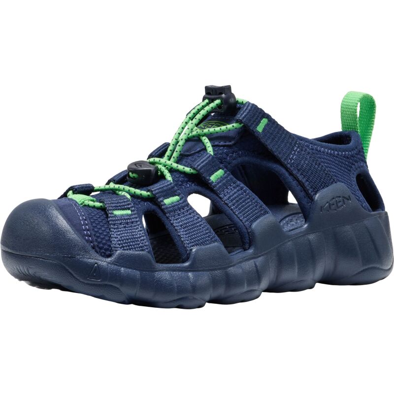 Keen Hyperport H2 Big Kid's Naval Academy/Vibrant Green