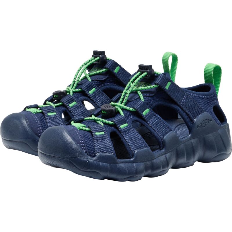 Keen Hyperport H2 Big Kid's Naval Academy/Vibrant Green