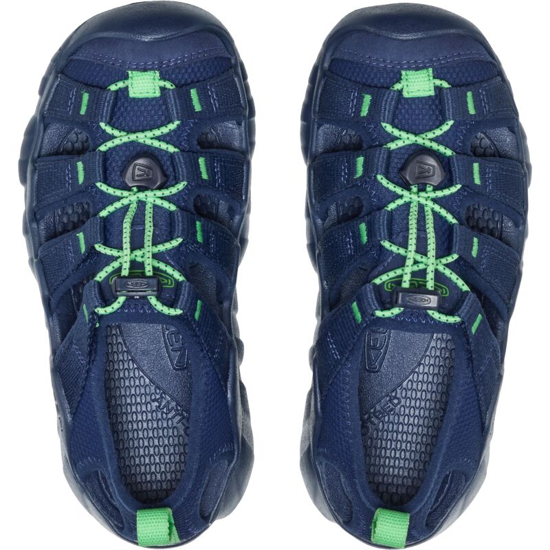 Keen Hyperport H2 Big Kid's Naval Academy/Vibrant Green
