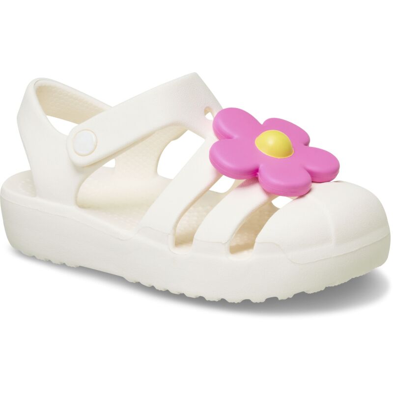 Crocs™ Classic Flower Fisherman Toddler's Chalk