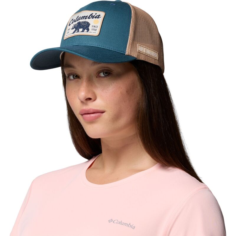 Columbia Mesh Snap Back Everblue, PNW Bear
