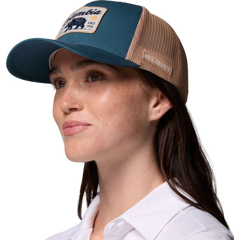 Columbia Mesh Snap Back Everblue, PNW Bear