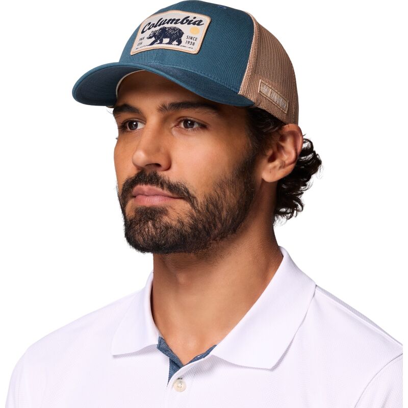 Columbia Mesh Snap Back Everblue, PNW Bear