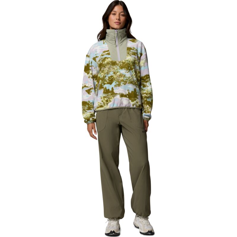 Columbia Sequoia Grove Printed Half Zip Women's Citron Haze, Fieldaze
