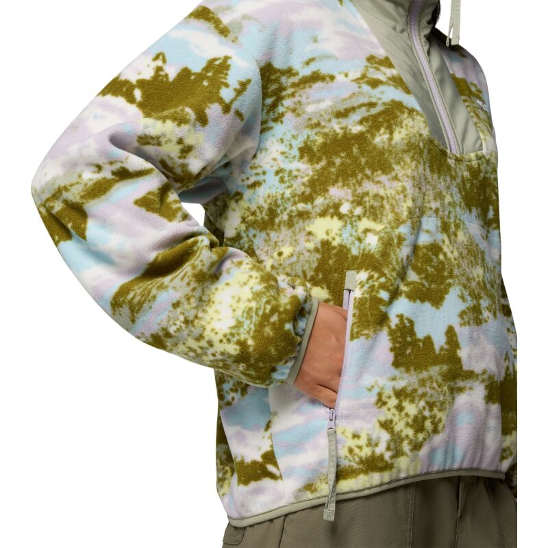 Columbia Sequoia Grove Printed Half Zip Women's Citron Haze, Fieldaze