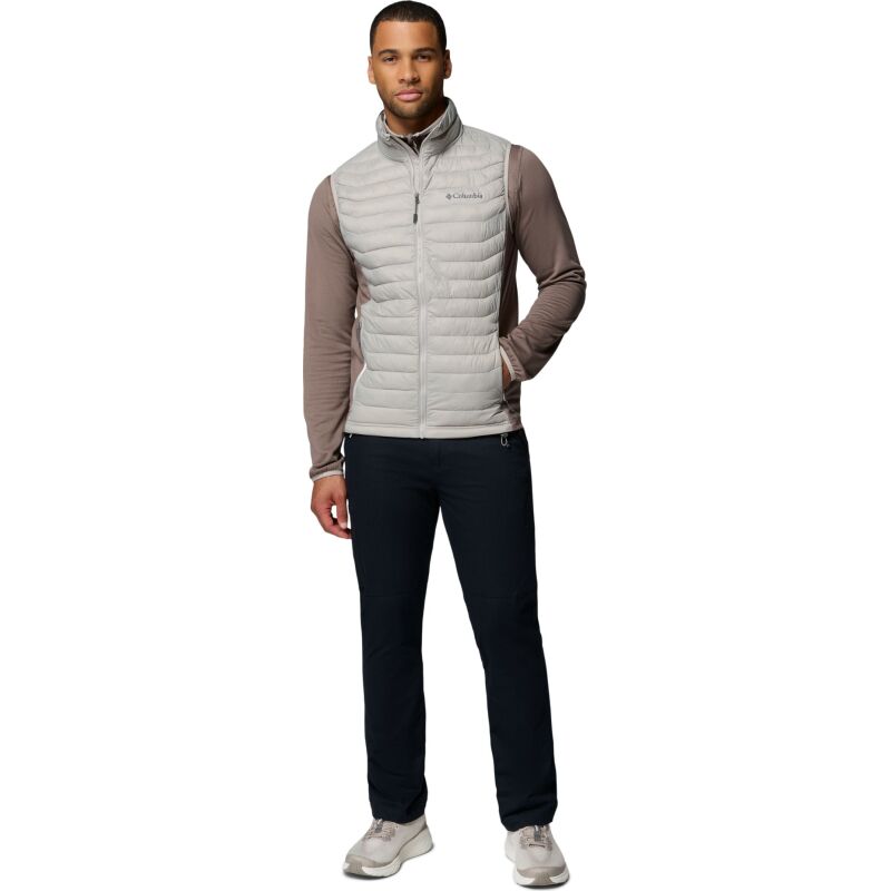Columbia Powder Pass Hybrid Vest Men's Flint Grey, Iron